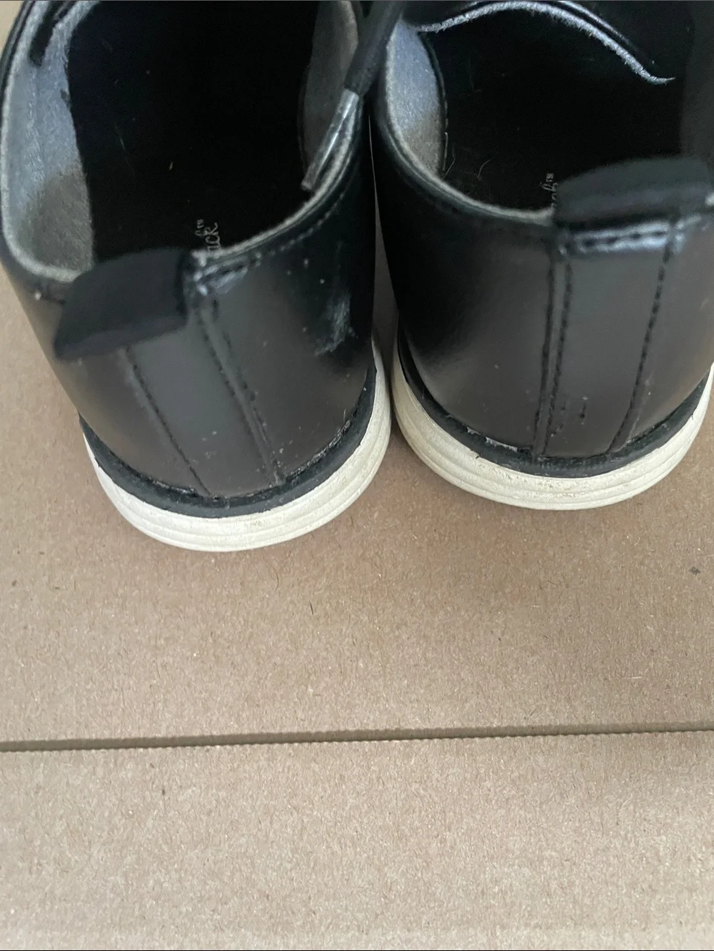 Cat & Jack Black Lace-Up Oxford Sneakers